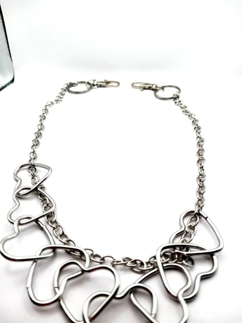 Large Multi Metal Heart Pants Or Wallet Chain 23